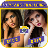 10 Years Challenge أيقونة