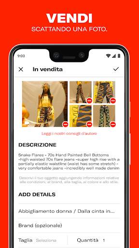 Depop - Compra, vendi, scopri e condividi screenshot 3