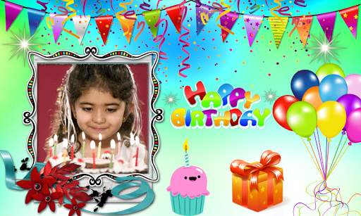 Happy Birthday Photo Frames 1 تصوير الشاشة