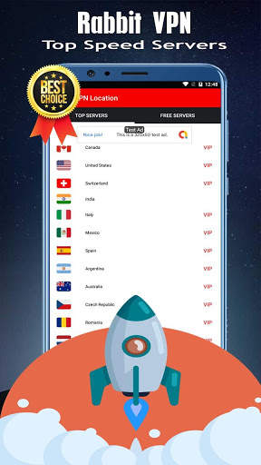 Rabbit VPN - Free VPN Proxy & VPN Client Area screenshot 4
