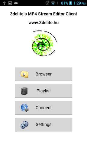 MP4 Stream Editor Client screenshot 1