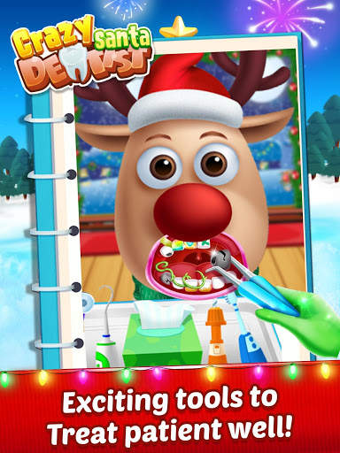 Crazy Santa Dentist - Doctor Surgery Games screenshot 3