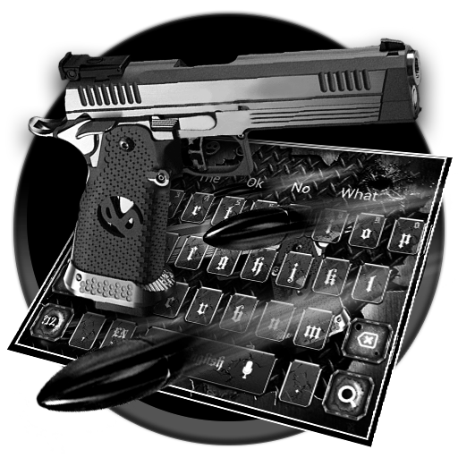 Black Pistol Bullet Keyboard Theme icon