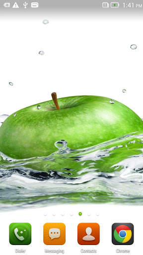 Juicy Apple Live Wallpaper screenshot 1