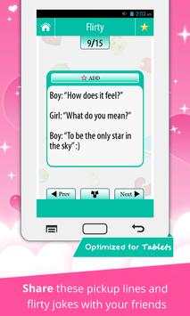Pickup Lines & Flirty Jokes 3 تصوير الشاشة