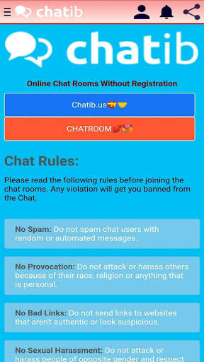 Chatib free chat app screenshot 1