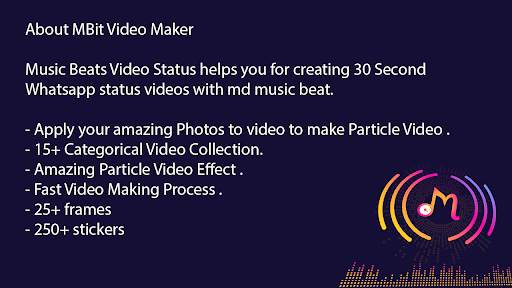 mBit Video Maker - Particle.ly screenshot 1