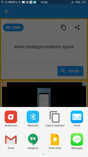 QR Android screenshot 9