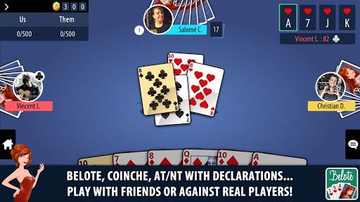Belote & Coinche Multiplayer screenshot 2