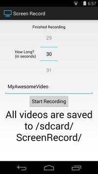 Screen Record (for KitKat ) screenshot 3