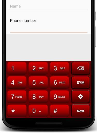 Red Keyboard 3 تصوير الشاشة