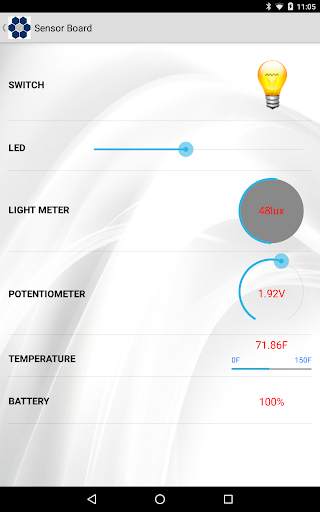 BLE Sensor App screenshot 2