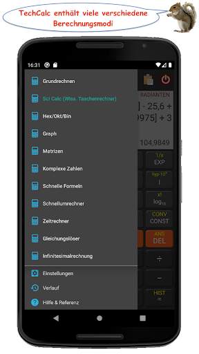 TechCalc Taschenrechner screenshot 3