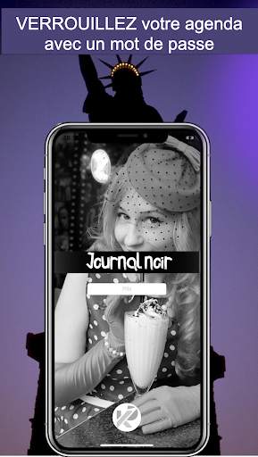 Journal noir - Journal sombre secret avec serrure screenshot 1