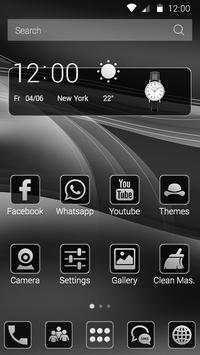 Black And Silver Theme screenshot 2