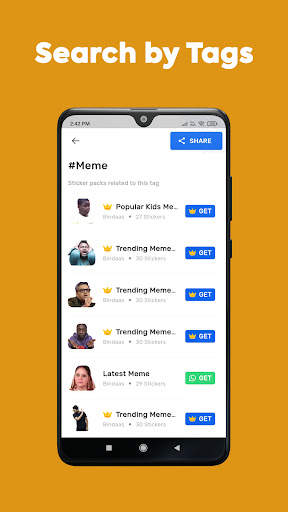 Bindaas: Hindi WASticker App screenshot 3