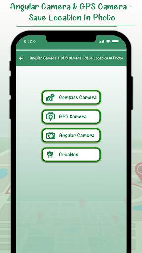 Angular Camera & GPS Camera Save Location on Photo screenshot 1