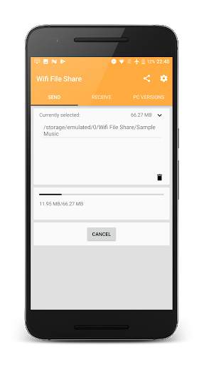 Wifi File Share (Wireless file transfer) screenshot 3