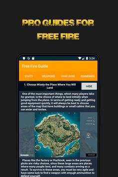 Stats for free fire - Diamonds, Guide, Weapons screenshot 3