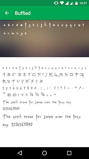 Zombie Fonts for FlipFont screenshot 2