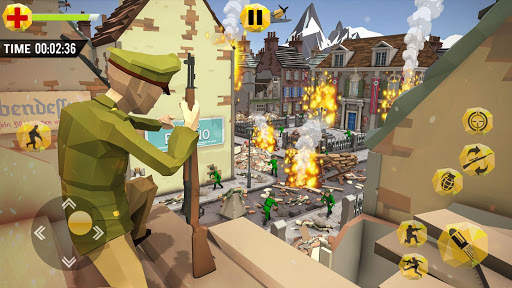 Blocky Counter World War Shooting game online 2020 screenshot 5