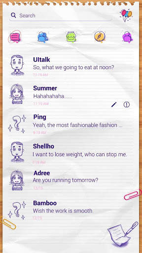 (FREE) GO SMS BALLPEN THEME screenshot 2