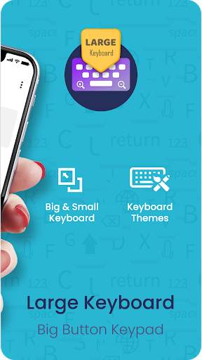 Large Keyboard For Android And Big Button Keypad screenshot 2
