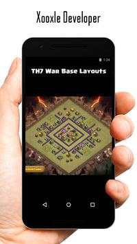 Base Maps War COC TH7 screenshot 4