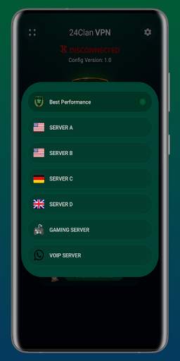 24clan VPN Lite SSH Gaming VPN screenshot 3