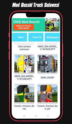 Bussid Mod Truck Sulawesi screenshot 4