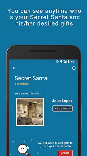 My Secret Santa - Social network screenshot 2