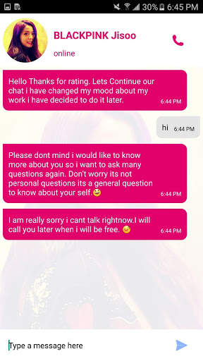 Jisoo Black Pink Messenger - Prank Chat App screenshot 6