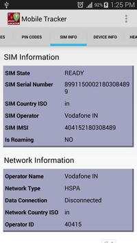 SIM Details and Location Track screenshot 5