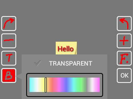 Sticker on wallpaper screenshot 3