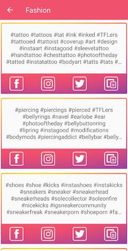Tags for Instagram - #tags for get more likes screenshot 19