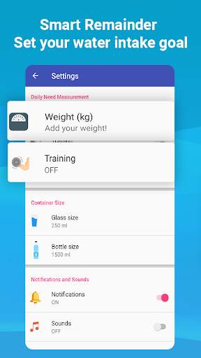 Drink Water Reminder app, Water Tracker App screenshot 2