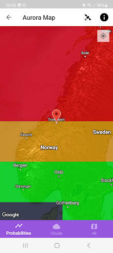 My Aurora Forecast & Alerts screenshot 2