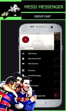 Messenger 2018 app for FB (Football) & Messi lover screenshot 3