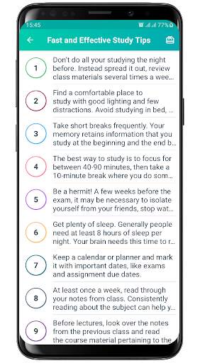 Study Tips screenshot 6