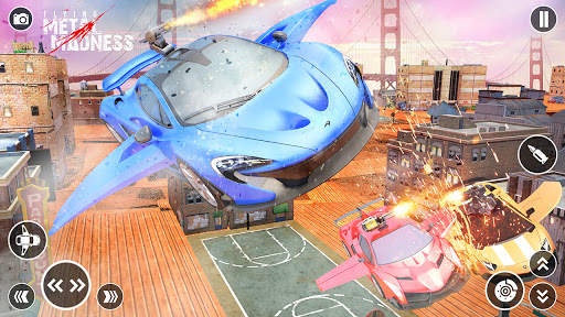 Flying Car Games 3D- Car Games स्क्रीनशॉट 4