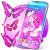 Pink butterfly live wallpaper 24.1