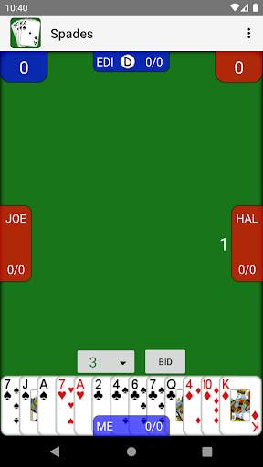 Spades Free - Offline screenshot 1