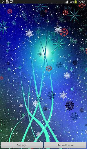 Snow Flakes Live Wallpaper screenshot 7