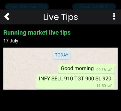 Intraday Tips screenshot 2