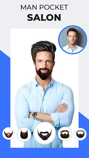 Man Hair Mustache Style : Boy Photo Editor screenshot 1