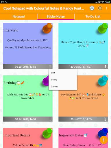 Cool Notepad Rich Text Editor to Write Fancy Notes screenshot 14