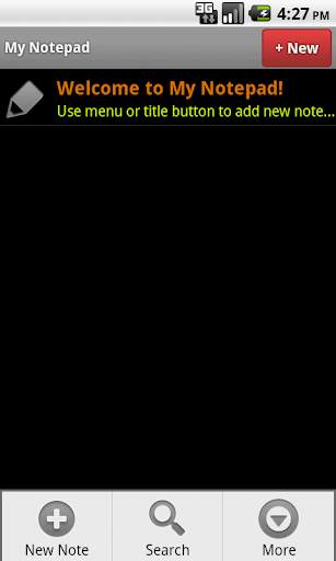 My Notepad screenshot 1