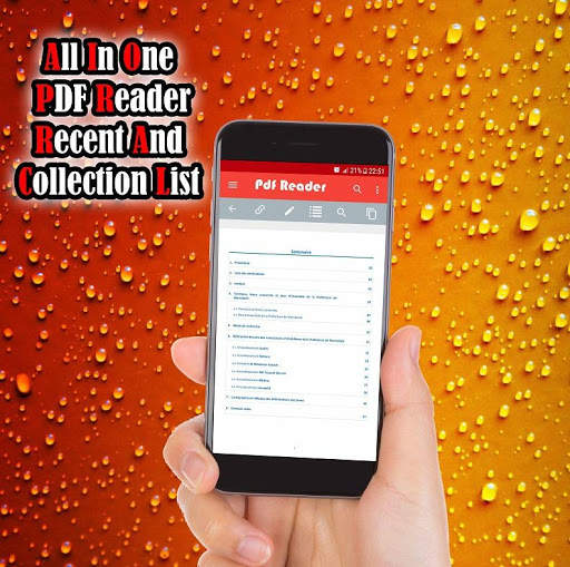 Pdf reader and viewer for android screenshot 1