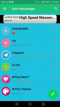 fast messenger chat call 2018 screenshot 1