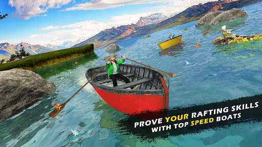 River Crossing Boat Racing: Paddle Driving Games screenshot 3